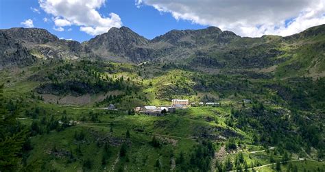 Luogo dell'incidente di Sant'Anna di Vinadio (strada di montagna con scarpata)