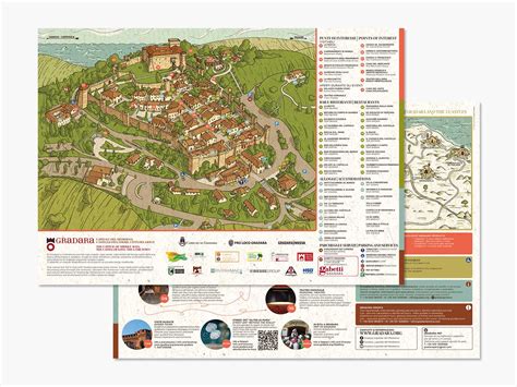 Mappa del borgo di Sant'Eufemia con i luoghi di interesse