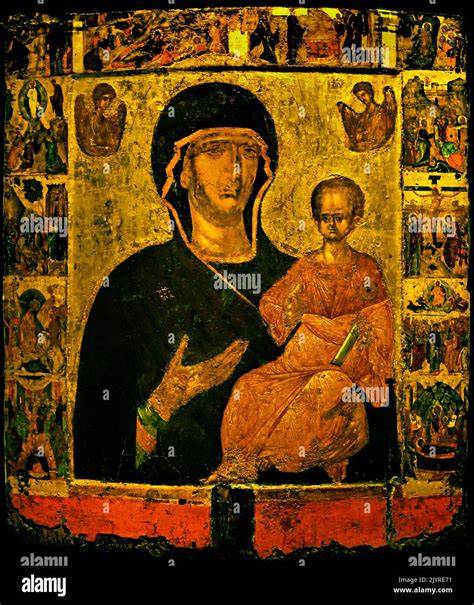 Manoscritto bizantino che illustra scene delle feste liturgiche