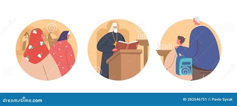 Illustrazione stilizzata della liturgia con il sacerdote che intona il Gloria