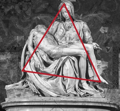 Dettaglio della composizione piramidale della Pietà