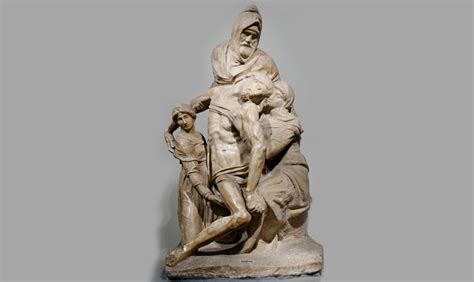 Foto della Pietà Bandini di Michelangelo