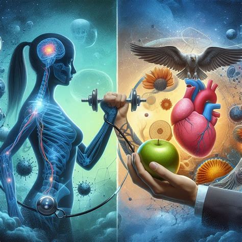 Immagine astratta che rappresenta la dualità e la tensione tra mente e corpo.