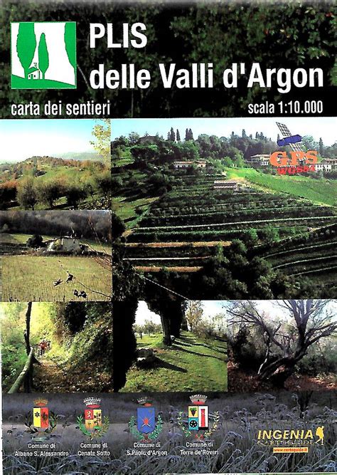 Mappa del PLIS delle Valli d'Argon con i comuni interessati e i percorsi principali