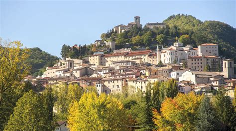Vista panoramica di Cascia nella Valnerina