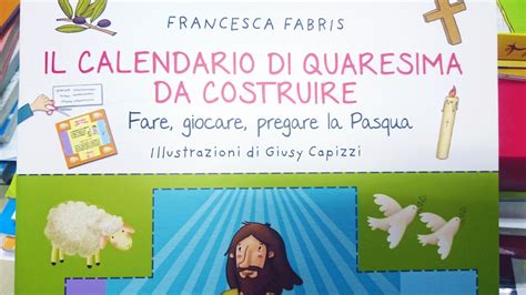 Esempio di calendario quaresimale illustrato per bambini