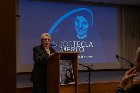 Ritratto fotografico di Suor Tecla Merlo