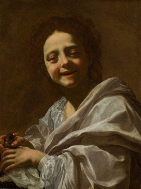 Ritratto di bambina con colomba di Simon Vouet, collezione privata