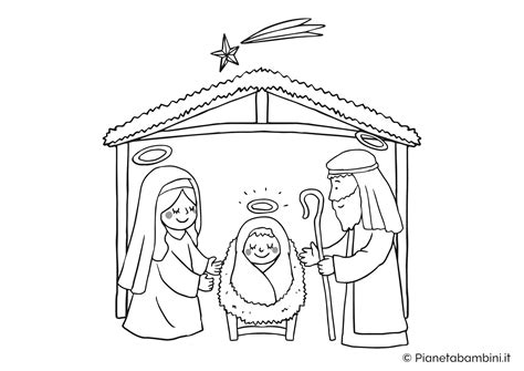 Disegno preparatorio di un presepe