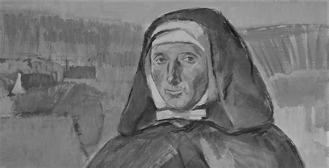 Ritratto di Santa Giovanna Jugan, fondatrice delle Piccole Sorelle dei Poveri