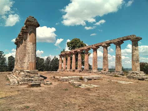 Area archeologica di Metaponto con il Tempio di Hera
