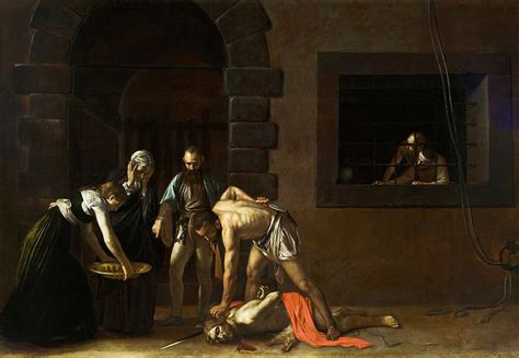 Raffigurazione della decapitazione di Giovanni Battista