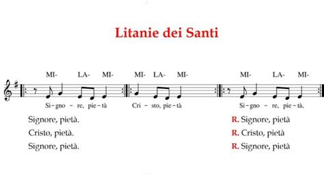illustrazione di un sacerdote in preghiera prostrato a terra durante le litanie dei santi