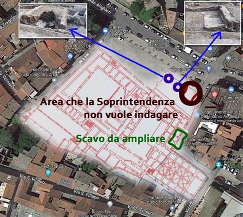 Ricostruzione del Tempio di Iside a Benevento o mappa del Sannio