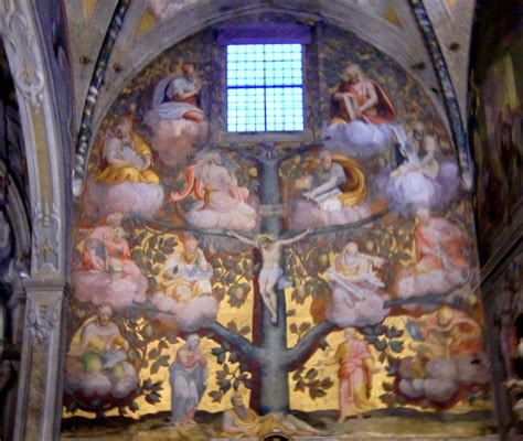 illustrazione di un mosaico che raffigura l'albero di Jesse, con Abramo alla base e Gesù in cima
