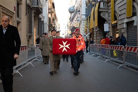 Foto di Palermo durante la processione dell'Immacolata Concezione