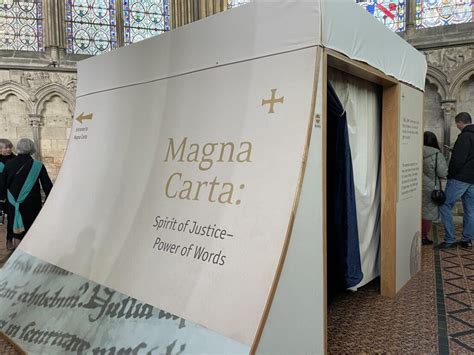 Copia della Magna Carta conservata nella Cattedrale di Salisbury