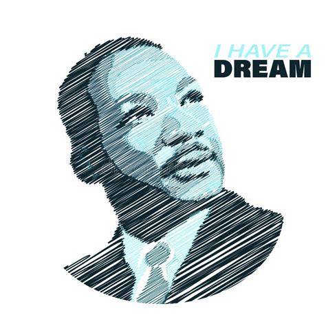 Ritratto di Martin Luther King Jr. in bianco e nero