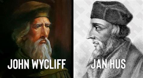 Ritratto di John Wycliffe e Jan Hus