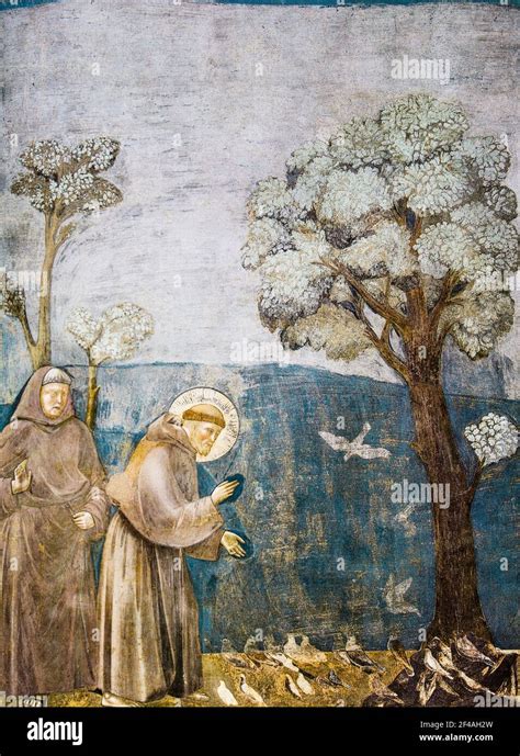 Icona o affresco di San Francesco in preghiera