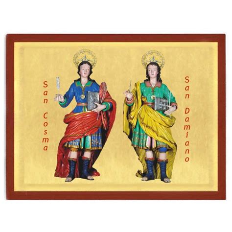 Icona raffigurante i Santi Medici Cosma e Damiano