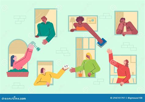 illustrazione di persone che si perdonano e si aiutano reciprocamente