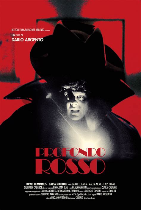 Locandina del film Profondo Rosso di Dario Argento
