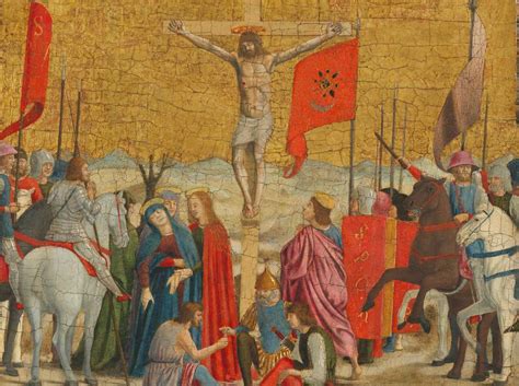 Dettaglio dell'affresco della Crocifissione di Morone