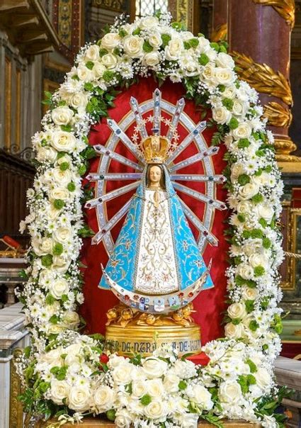 Immagine iconica di Nostra Signora di Luján nel Santuario