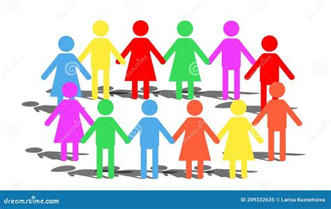 Illustrazione di persone che si tengono per mano, simboleggiando la comunità e la fiducia