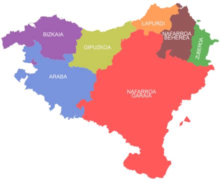 Mappa della Navarra e del Paese Basco con evidenziato il castello di Javier