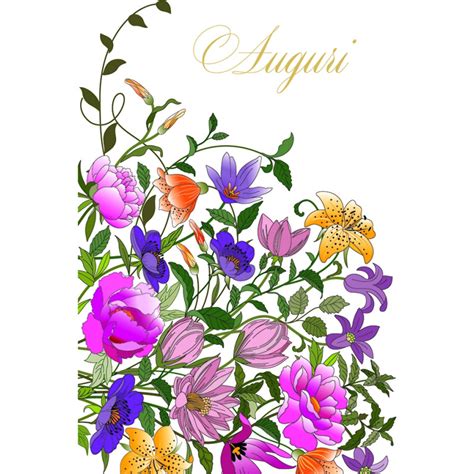 Biglietto di auguri con fiori e il nome Saveria in stile elegante