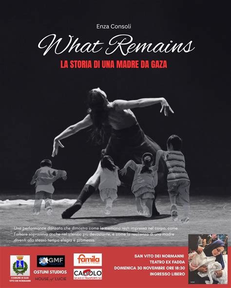 Rosario Guerra in una performance di danza contemporanea