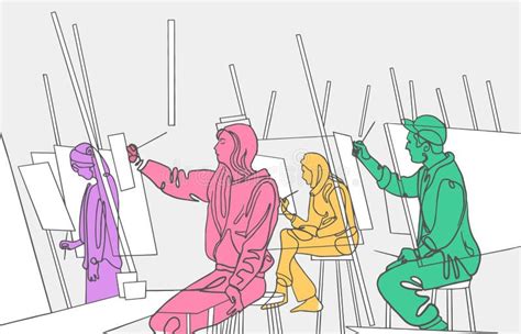 Illustrazione di giovani che partecipano a un evento religioso o in dialogo spirituale