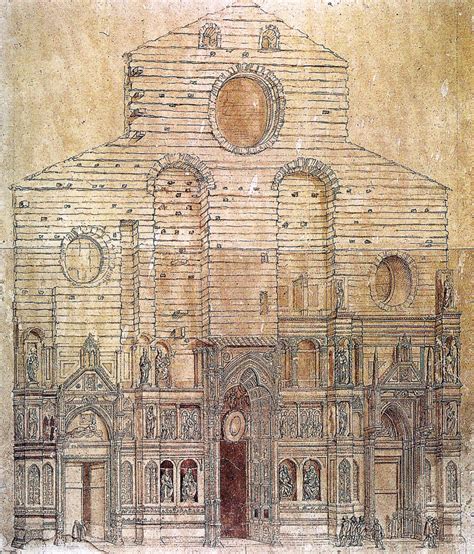Disegno storico o ricostruzione della chiesa di Martellago con l'ospitale