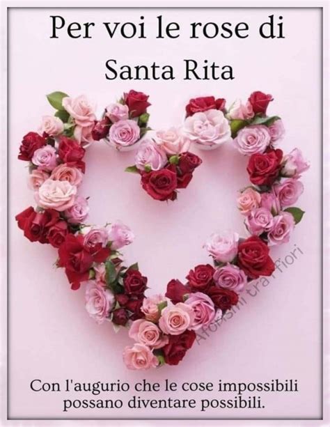 Immagine delle rose di Santa Rita con lo slogan della campagna
