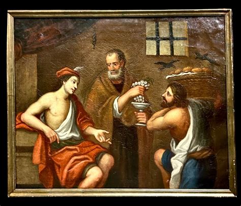 dipinto di Giuseppe in prigione che interpreta i sogni