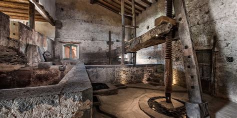Antico palmento dell'Abbazia Santa Anastasia, testimonianza delle origini della vinificazione