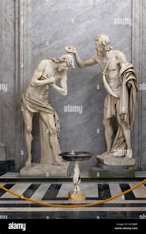 Sculture di Francesco Mochi raffiguranti il Battesimo di Cristo