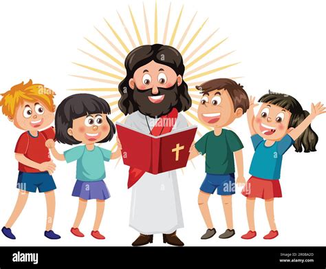 Illustrazione di bambini con abiti tipici dell'epoca di Gesù