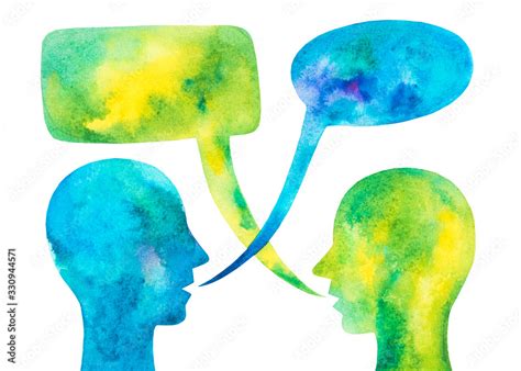 Illustrazione di un dialogo aperto e accogliente tra un adulto e un giovane