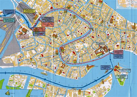 Mappa storica del Veneto e della città di Venezia nel periodo post-unitario