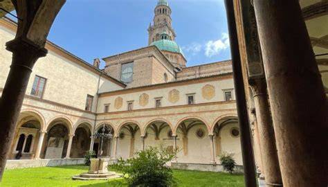 Ricostruzione storica o mappa del monastero di San Giovanni Evangelista in epoca normanna