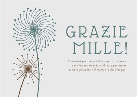 Biglietto di ringraziamento con frase personalizzata