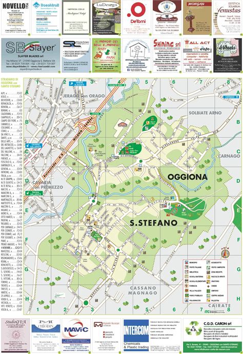 Mappa storica o veduta del territorio di Oggiona con Santo Stefano