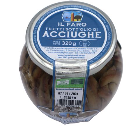 vasetto gourmet di acciughe Don Tonino sott'olio d'oliva con etichetta