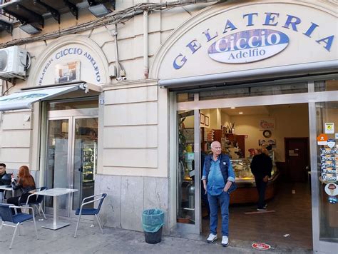 Antica foto della gelateria Giumin a Nervi