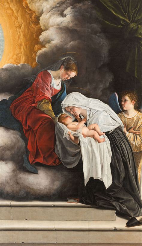 Ritratto di Santa Francesca Romana con un angelo custode