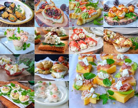 Varietà di antipasti sfiziosi per le festività