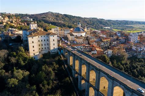 Mappa o foto aerea di Ariccia con indicazione di punti di interesse
